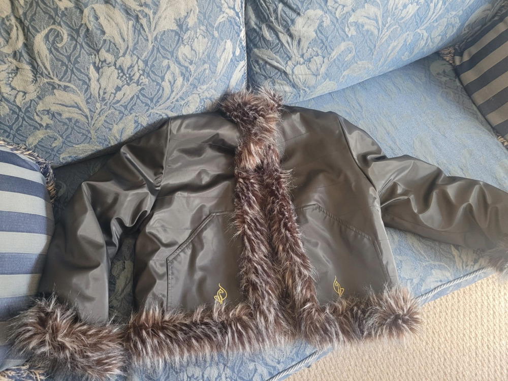 Vintage Baby Phat Y2K reversable Faux Fur